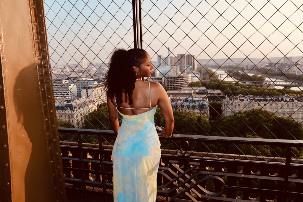 alexia at the Eiffel Tower
